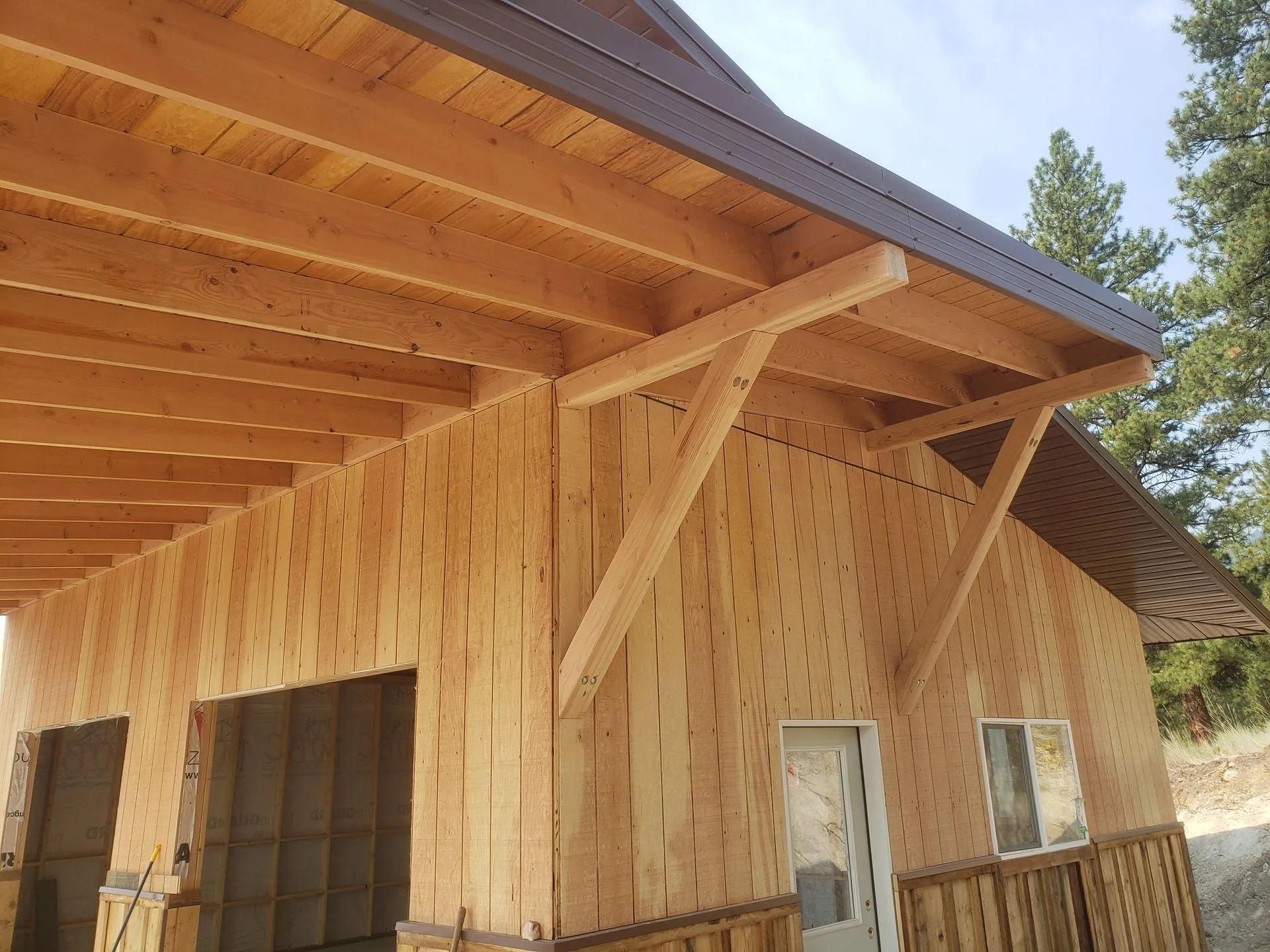 Completed residential build in Hamilton, Montana